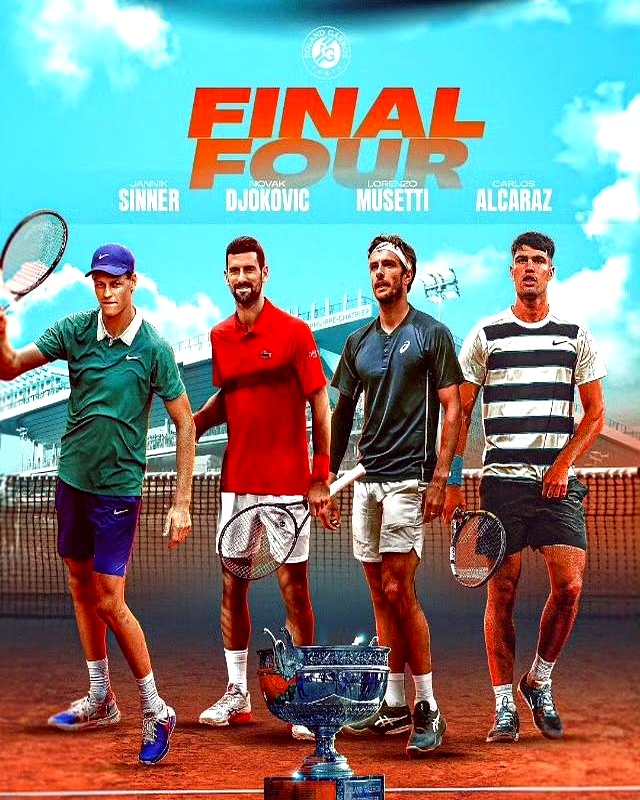 法网鏖战蒙特卡洛大师赛，德约科维奇扛起全队